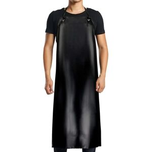 Linghhang - pvc Waterproof Apron-120x90cm, Black, for Men and Women, Waterproof and Oil-Proof, Suitable for Cleaning, Laboratory Work, Slaughter, Dog