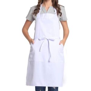 Linghhang - Adjustable Apron with Pocket, Extra Long Bands for Men Women, for Kitchen, Home, Restaurant, Cafe, Cooking, Baking, Gardening Linghhang - Adjustable Apron with Pocket, Extra Long Bands for Men Women, for Kitchen, Home, Restaurant, Cafe, Cooking, Baking, Gardening