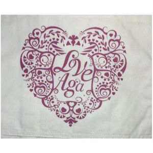 AGA - W2492 Kitchen apron 70x97cm linen+cotton - Cream AGA - W2492 Kitchen apron 70x97cm linen+cotton - Cream