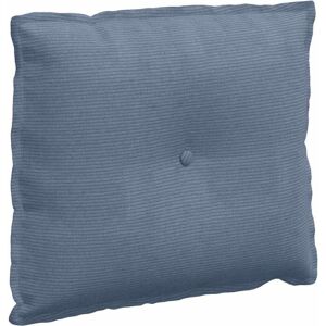 Back Pillow Blue 60 x 50 cm Corduroy Fabric vidaXL Back Pillow Blue 60 x 50 cm Corduroy Fabric vidaXL