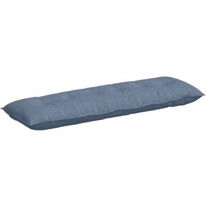 Back Pillow Blue 160 x 50 cm Corduroy Fabric vidaXL Back Pillow Blue 160 x 50 cm Corduroy Fabric vidaXL
