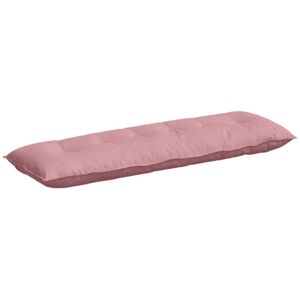 Back Pillow Pink 160 x 50 cm Corduroy Fabric vidaXL Back Pillow Pink 160 x 50 cm Corduroy Fabric vidaXL