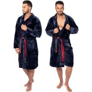 REA Bathrobe Roger Navy Red Men l REA Bathrobe Roger Navy Red Men l