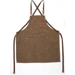 Linghhang - Brown)Men's Kitchen Apron Canvas Aprons with 3 Pockets Waterproof and Adjustable Apron for Barbecue, Restaurant, Garden, Carpenter, 78 x Linghhang - Brown)Men's Kitchen Apron Canvas Aprons with 3 Pockets Waterproof and Adjustable Apron for Barbecue, Restaurant, Garden, Carpenter, 78 x