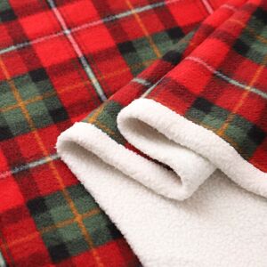 TEHTUY Catalonia Christmas Check Sherpa Blanket, Reversible, Super Soft, Warm, Comfortable, Fuzzy, Snuggle, Micro Fleece Plush Buffalo Check Blanket for TEHTUY Catalonia Christmas Check Sherpa Blanket, Reversible, Super Soft, Warm, Comfortable, Fuzzy, Snuggle, Micro Fleece Plush Buffalo Check Blanket for