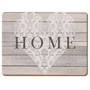 Creative Tops Home Placemat Set - Heat-Resistant, Heart Design Creative Tops Home Placemat Set - Heat-Resistant, Heart Design