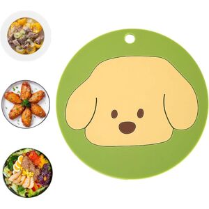 CSPARKV 4 PCS Cartoon Round Coasters Cartoon Placemat with Heat Insulation Absorbent Coasters with Dog Pattern, Insulation Pads CSPARKV 4 PCS Cartoon Round Coasters Cartoon Placemat with Heat Insulation Absorbent Coasters with Dog Pattern, Insulation Pads