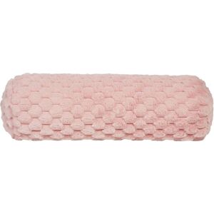 Beliani - Decorative Cushion Bolster Long Wool Faux Fur Solid Pattern 22 x 60 cm Pink Linden Beliani - Decorative Cushion Bolster Long Wool Faux Fur Solid Pattern 22 x 60 cm Pink Linden
