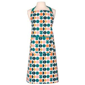 Dexam Recycled Cotton Retro Spot Adult Apron Teal Dexam Recycled Cotton Retro Spot Adult Apron Teal