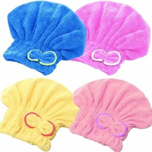 Héloise - Dry Hair Hat 4 Pieces Dry Hair Cap Hair Towel Hair Drying Towels Microfiber Hair Quick Drying Hair Towel Shower Cap Shower Cap Heating Cap Héloise - Dry Hair Hat 4 Pieces Dry Hair Cap Hair Towel Hair Drying Towels Microfiber Hair Quick Drying Hair Towel Shower Cap Shower Cap Heating Cap