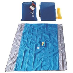 Garden Mile - Extra Large Beach & Picnic Blanket 200 x 210cm, Waterproof Sand Proof Blanket with 4 Ground Spikes, Portable Travel Blanket Quick Garden Mile - Extra Large Beach & Picnic Blanket 200 x 210cm, Waterproof Sand Proof Blanket with 4 Ground Spikes, Portable Travel Blanket Quick