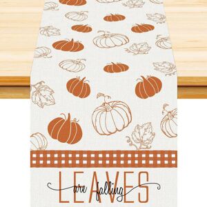 Fuleadture Thanksgiving Pumpkin Table Runner, Happy Thanksgiving Home Decor, Kitchen Table Runner, 40 x 130CM Fuleadture Thanksgiving Pumpkin Table Runner, Happy Thanksgiving Home Decor, Kitchen Table Runner, 40 x 130CM