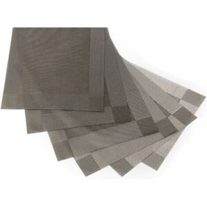 MCBOSON (Grey, 30 x 45 cm) Pack of 6 non-slip, environmentally friendly, washable PVC placemats - Kitchen mats MCBOSON (Grey, 30 x 45 cm) Pack of 6 non-slip, environmentally friendly, washable PVC placemats - Kitchen mats