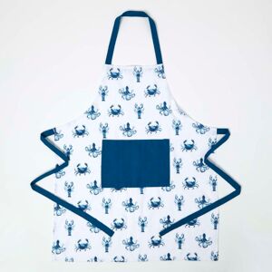 Homescapes - Blue Sea Animal 100% Cotton Apron Homescapes - Blue Sea Animal 100% Cotton Apron