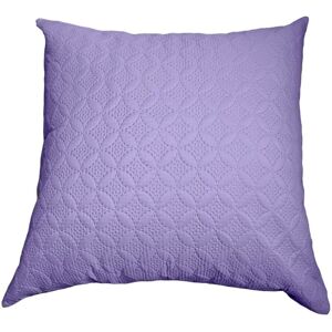 Homescapes - Ultrasonic Mauve Quilted Embossed Cushion Cover, 80 x 80 cm - Mauve Homescapes - Ultrasonic Mauve Quilted Embossed Cushion Cover, 80 x 80 cm - Mauve
