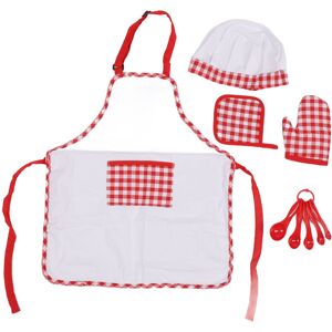 Groofoo - Kids Chef Costume Set Adjustable Strap Apron Chef Hat Kids Cooking and Baking Chef Set for Girls Toddler Groofoo - Kids Chef Costume Set Adjustable Strap Apron Chef Hat Kids Cooking and Baking Chef Set for Girls Toddler