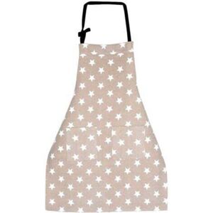 Kitchen Apron (Khaki), Women's Kitchen Apron, Adjustable Cotton Linen Apron for Home Cooking, Restaurant, BBQ Kitchen Apron (Khaki), Women's Kitchen Apron, Adjustable Cotton Linen Apron for Home Cooking, Restaurant, BBQ