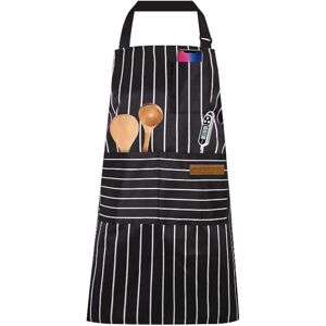 Linghhang - Kitchen Aprons, Adjustable Apron with Pockets Kitchen Apron for Men and Women for Restaurant, bbq, Cafe, Chef, Baker Linghhang - Kitchen Aprons, Adjustable Apron with Pockets Kitchen Apron for Men and Women for Restaurant, bbq, Cafe, Chef, Baker