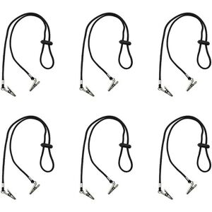 TORMATOR Napkin Clips, Flexible Napkin Straps, Dinner Accessories, Adjustable Bib Holder Chain, Bib Clip for Men, Women, and Children, Family and Restaurant TORMATOR Napkin Clips, Flexible Napkin Straps, Dinner Accessories, Adjustable Bib Holder Chain, Bib Clip for Men, Women, and Children, Family and Restaurant