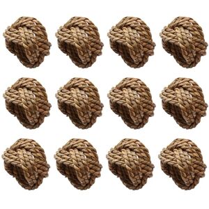 Tlily - Napkin Rings Set of 12 for Kitchen Table, Wedding Decoration, Boho Rings, Farmhouse Tlily - Napkin Rings Set of 12 for Kitchen Table, Wedding Decoration, Boho Rings, Farmhouse