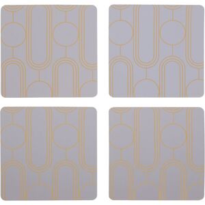 Premier Housewares - Placemats And Coaster Square Sets 4 Purple Patterned Table Mats And Coasters Set Contemporary Coasters Durable Textured Coasters Premier Housewares - Placemats And Coaster Square Sets 4 Purple Patterned Table Mats And Coasters Set Contemporary Coasters Durable Textured Coasters
