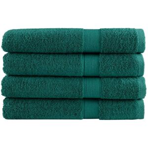 Premium Towels solund 4 pcs Green 100x200 cm 600 gsm Vidaxl Premium Towels solund 4 pcs Green 100x200 cm 600 gsm Vidaxl