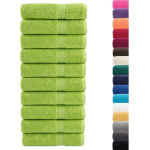 vidaXL Premium Soap Towels - 10 pcs, Green Apple, 70x140 cm - Towels vidaXL Premium Soap Towels - 10 pcs, Green Apple, 70x140 cm - Towels