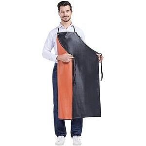 Linghhang - pvc Thin Work Apron Lightweight Waterproof Apron Slaughterhouse Garden Apron Unisex Oil Water Resistant Factory Apron Linghhang - pvc Thin Work Apron Lightweight Waterproof Apron Slaughterhouse Garden Apron Unisex Oil Water Resistant Factory Apron