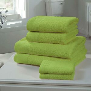 Rapport Home - Rapport Chatsworth Lime 6 Piece Luxurious Super Soft Egyptian Combed Cotton Towel Bale Rapport Home - Rapport Chatsworth Lime 6 Piece Luxurious Super Soft Egyptian Combed Cotton Towel Bale