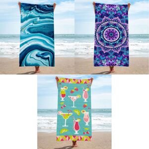 Csparkv Large Microfiber Beach Towel - 70x150cm, Quick-Dry, Sand-Resistant Csparkv Large Microfiber Beach Towel - 70x150cm, Quick-Dry, Sand-Resistant