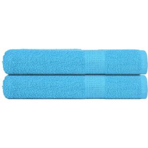 Towels 2 pcs Turquoise 100x200 cm 360 gsm 100% Cotton Vidaxl Towels 2 pcs Turquoise 100x200 cm 360 gsm 100% Cotton Vidaxl