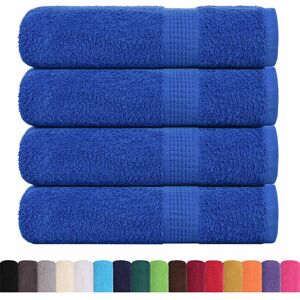 Hand Towels 4 pcs Blue 50x100 cm 360 gsm 100% Cotton vidaXL Hand Towels 4 pcs Blue 50x100 cm 360 gsm 100% Cotton vidaXL