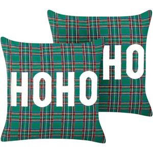 Beliani - Model Joycandy - Pattern Tartan - Christmas Cushion - 45x45 cm Beliani - Model Joycandy - Pattern Tartan - Christmas Cushion - 45x45 cm