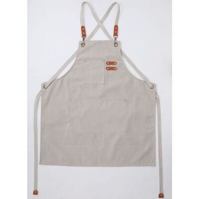 Linghhang - Beige)Men's Kitchen Apron Canvas Aprons with 3 Pockets Waterproof and Adjustable Apron for Barbecue, Restaurant, Garden, Carpenter, 78 x Linghhang - Beige)Men's Kitchen Apron Canvas Aprons with 3 Pockets Waterproof and Adjustable Apron for Barbecue, Restaurant, Garden, Carpenter, 78 x