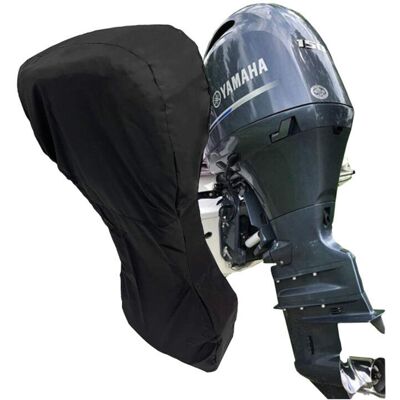 IKODM Boat Engine Cover, 420D Heavy Duty Oxford Fabric Full Outboard Boat Motor Cover with pvc Coating, Outboard Boat Cover Fits Black——60100HP 200×170cm IKODM Boat Engine Cover, 420D Heavy Duty Oxford Fabric Full Outboard Boat Motor Cover with pvc Coating, Outboard Boat Cover Fits Black——60100HP 200×170cm