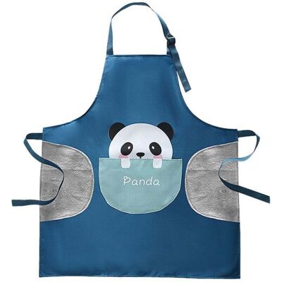 SNQ Kitchen apron table and water-resistant apron cover for drying hands (Blue Panda) SNQ Kitchen apron table and water-resistant apron cover for drying hands (Blue Panda)