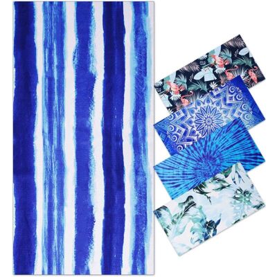 WOIYIC Microfiber Sand-Resistant Beach Towel for Men and Women - XXL Adult Beach Towel, Bath/Pool Towel, Beach Blanket for Swimming and Sports, Super WOIYIC Microfiber Sand-Resistant Beach Towel for Men and Women - XXL Adult Beach Towel, Bath/Pool Towel, Beach Blanket for Swimming and Sports, Super