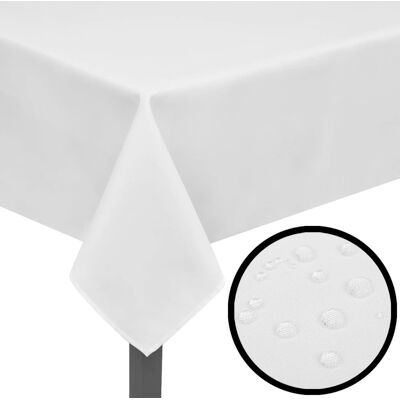 VidaXL 5 Tablecloths White 130 x 130 cm - Tablecloths VidaXL 5 Tablecloths White 130 x 130 cm - Tablecloths