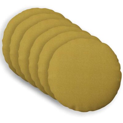 Throw Pillow 6 Pcs Heerlen Light Green Dia. 30 Cm Fabric Vidaxl Throw Pillow 6 Pcs Heerlen Light Green Dia. 30 Cm Fabric Vidaxl