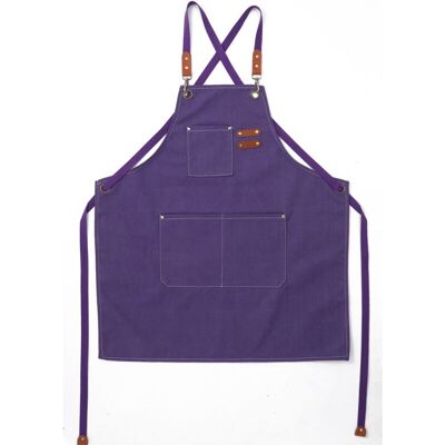 Linghhang - Purple)Men's Kitchen Apron Canvas Aprons with 3 Pockets Waterproof and Adjustable Apron for Barbecue, Restaurant, Garden, Carpenter, 78 x Linghhang - Purple)Men's Kitchen Apron Canvas Aprons with 3 Pockets Waterproof and Adjustable Apron for Barbecue, Restaurant, Garden, Carpenter, 78 x