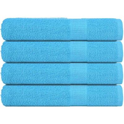 Towels 4 pcs Turquoise 100x200 cm 360 gsm 100% Cotton Vidaxl Towels 4 pcs Turquoise 100x200 cm 360 gsm 100% Cotton Vidaxl