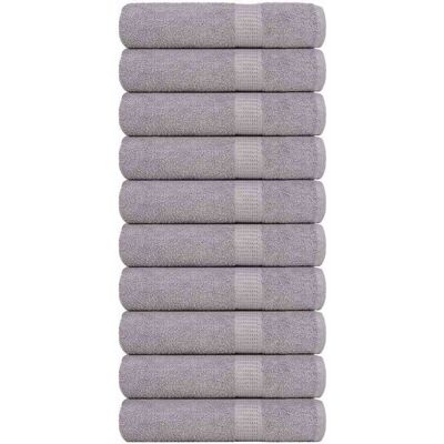 Bath Towels 10 pcs Grey 100x150 cm 360 gsm 100% Cotton Vidaxl Bath Towels 10 pcs Grey 100x150 cm 360 gsm 100% Cotton Vidaxl