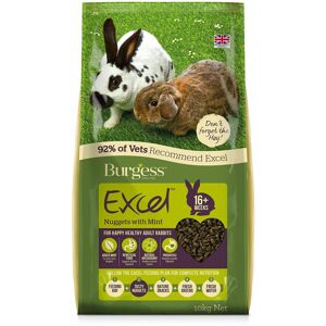 Burgess Excel Adult Rabbit Nuggets with Mint 10kg - 13850