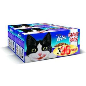 Felix - Cat Pouch Mixed Selection in Jelly 96 x 100g - 20350