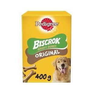 Mars Pedigree Biscrok Gravy Bones Adult Dog Treats Original Biscu - 400g - 817620