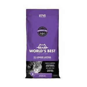 Fibrecycle - Worlds Best Cat Litter 28lb Lavender Scented (12.7kg) - 736272