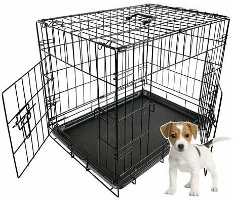 Foxhunter - Pet Cage 24 inch Black