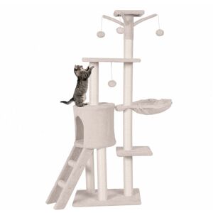 COSTWAY 140 cm Tall Cat Tree Multi-Layer Cat Tower Cat Furniture Activity Center