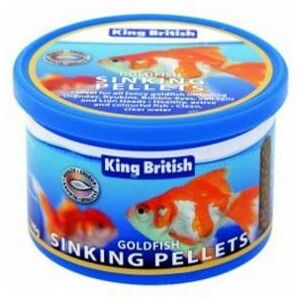 Goldfish Sinking Pellets 140g PK6 - 759483 - King British