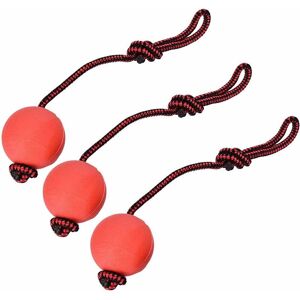 Groofoo - 3 pcs Dog Toys with Rubber Ball Rope, Pet Toys, Cat Chew Toys